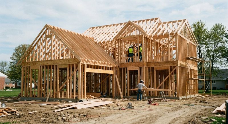 House Addition Framing in Kansas City, KS